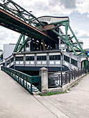  Suspension railway station &quot;Werther Bücke&quot;, Wuppertal-Barmen, NRW, Germany 