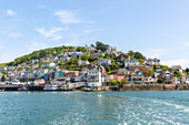 View looking back from ferry at Kingswear, Devon, England, UK