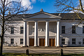  The classicist theatre of Putbus, Ruegen Island, Mecklenburg-Western Pomerania, Germany   