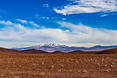  North Africa, Morocco, view of the Atlas Mountains from Ouarzazate 