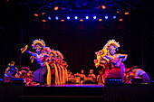  Traditional Balinese dance performance in the Hollywood Theater on board cruise ship Vasco da Gama (nicko cruises), Benoa, Bali, Indonesia 