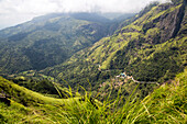 View of Ella Gap pass, Ella, Badulla District, Uva Province, Sri Lanka, Asia