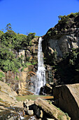 Wasserfälle am Fluss Ramboda Oya, Ramboda, Nuwara Eliya, Zentralprovinz, Sri Lanka, Asien