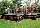 UNESCO-Weltkulturerbe, die antike Stadt Polonnaruwa, Sri Lanka, Asien, Gebäude im Alahana Pirivena-Komplex