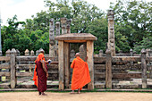 Das Lotus Mandapa Gebäude, The Quadrangle, UNESCO-Weltkulturerbe, die antike Stadt Polonnaruwa, Sri Lanka, Asien