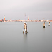 Weitblick auf den Markusplatz und die Bucht, Venedig, Venetien, Italien, Europa