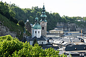 Stift St. Peter mit Friedhof und Margarethenkapelle in der Stadt Salzburg, Österreich, Europa