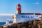 Europa, Portugal, Algarve, Leuchtturm am Cap von Sao Vicente