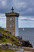  Leuchtturm, Kermorvan, Le Conquet, Finistère, Frankreich 