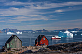Hurtigruten Schiff MS Fram, Uummannaq, Uummannaqfjord, Nord-Grönland, Groenland