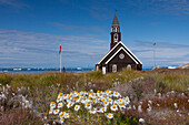 Zionskirche, Ilulissat, Jakobshavn, Disko-Bucht, West-Groenland, Grönland