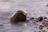  Stones on the coast, Jasmund National Park, Ruegen Island, Mecklenburg-Western Pomerania, Germany 