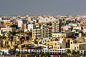 Panorama auf die Stadt Yanbuʿ al-Bahr, Yanbu, Yambo, oder Yenbo, Hafen am Roten Meer, Provinz Medina, Saudi Arabien, Arabische Halbinsel
