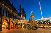  Christmas market, Hanseatic City of Luebeck, UNESCO World Heritage Site, Schleswig-Holstein, Germany 