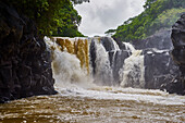  Africa, Mauritius Island, Indian Ocean, GRSE Waterfall 