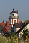 Leuchtturm Lühe, Altes Land, Niedersachsen, Deutschland