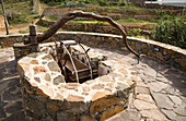 Historic traditional water wheel irrigation system, Betancuria, Fuerteventura, Canary Islands, Spain