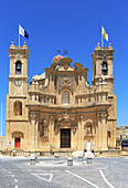 Basilica of the Visitation church, Gharb, island of Gozo, Republic of Malta