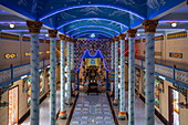  Interior view of the Cao Dai Temple, Tan Chau (Tân Châu), An Giang, Vietnam, Asia 