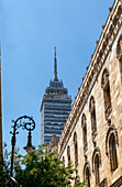 Latin American tower, Torre Latinamericano, Mexico City, Mexico built 1956