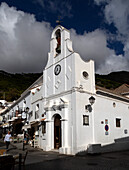 Kirche San Sebastian im Dorf Mijas, Malaga, Andalusien, Spanien