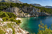  Nugal beach near Makarska, Croatia, Europe  