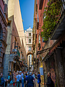  Nativity Scene Street, Via S. Gregorio Armeno, Old Town, Naples, Campania, Southern Italy, Italy, Europe 