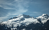 Blick auf die Alpen von Österreich