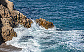  Rocks in the Mediterranean in Monaco 