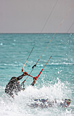  Kitesurfer on the Cote d&#39;Azur in Nice, France 