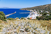 Hafen von Páli auf der Insel Nissyros (Nisyros, Nissiros, Nisiros) in Griechenland