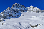  View of Brotfall from the Prielschutzhaus, Prielschutzhaus, Totes Gebirge, Upper Austria, Austria 