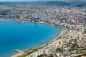 Luftaufnahme der Stadt Vlore, Albanien