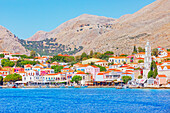 Stadt Emporio, Insel Halki, Chalki, Dodekanes, Griechenland