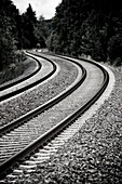  Railway tracks, the way, speed, railway, tracks, SW, curves, 