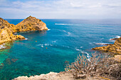 Cap Prim bei Javea, Costa Blanca, eine der Ostspitzen Spaniens, Provinz Alicante, Spanien