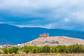 La Calahora Burg, vor der Sierra Nevada, bei Granada, Provinz Granada, Andalusien, Spanien