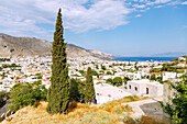  Island capital Póthia on the island of Kalymnos (Kalimnos) in Greece 