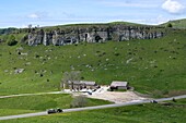 Alm im Naturpark Parco Naturale bei San Giorgio nördlich von Verona, Lessinische Berge, Veneto, Italien