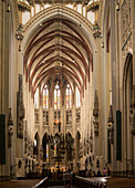 Interior of Saint John cathedral church, 's-Hertogenbosch, Den Bosch, North Brabant province, Netherlands