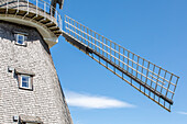  Detailed view of the windmill, Ahrenshoop, Baltic Sea, Fischland, Darß, Zingst, Vorpommern-Rügen district, Mecklenburg-Vorpommern, Western Pomerania region, Germany, Europe 