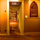  Museum Hameln, entrance to the exhibition Pied Piper of Hamelin, Lower Saxony, Germany 