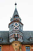  Lance Tower, New Town Hall, Ochsenfurt, Mainfranken, Lower Franconia, Franconia, Bavaria, Germany 