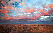 Berge und Wolken, Fish River Canyon, Namibia