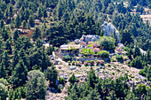  Oria Café above the ruined city of Paleo Pyli (Palio Pili, Palea Pyli, Alt-Pyli, Old Pyli) on the island of Kos in Greece 