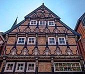  Town hall in the old town of Buxtehude, Lower Saxony, Germany 