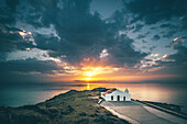  Small church Chapel of Agios Nikolaos, St. Nicholas Beach, Zakynthos, Ionian Islands, Greece 