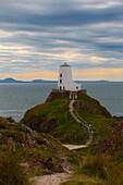 Leuchtturm von Llanddwyn Island, Wales, Großbritannien