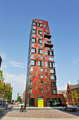 building on Marktplatz square, HafenCity quarter, Hamburg, Germany, Europe