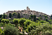 Mittelalterliche Hügelstadt Saint-Paul-de-Vence, Provence-Alpes-Côte d'Azur, Frankreich